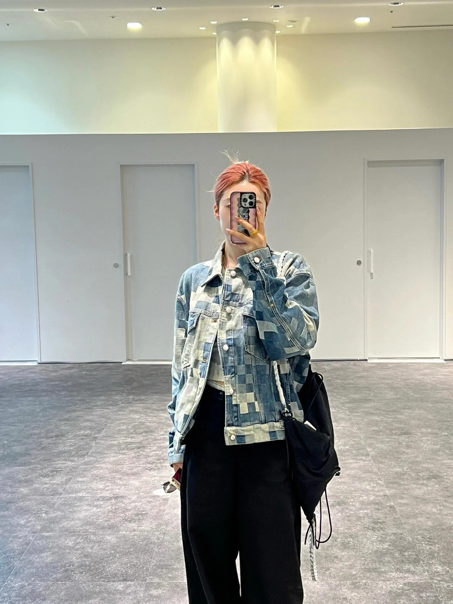 Louis Vuitton/Louis Vuitton mosaic denim jacket
